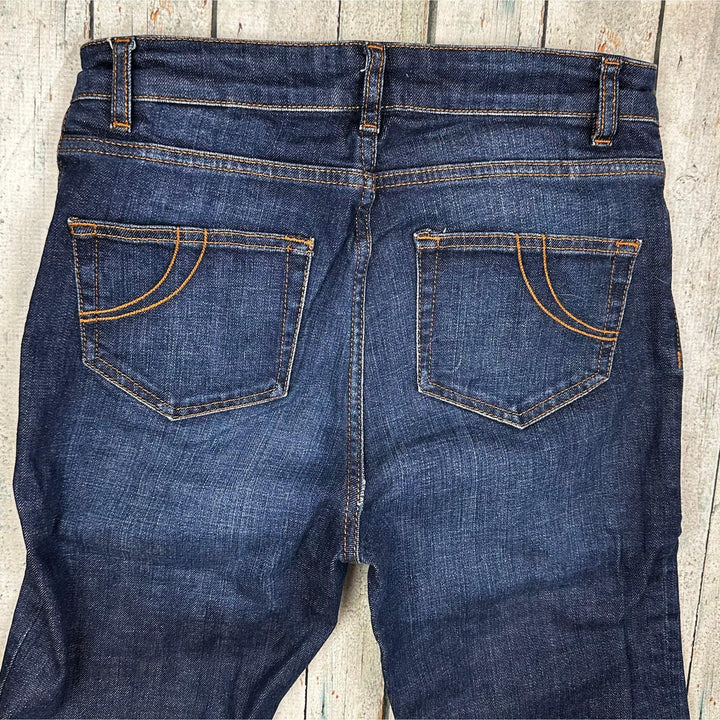 MAJE Mid Rise Straight Leg Jeans -Size 38 Euro /10AU - Jean Pool