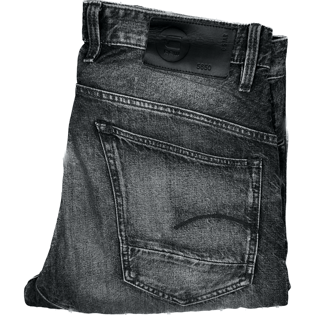 G Star RAW Mens 5650 3D Relaxed Tapered Jeans -Size 33 - Jean Pool