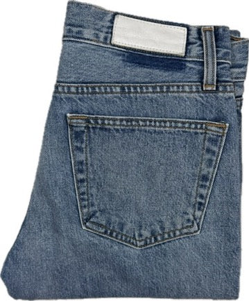 RE/DONE Relaxed Crop Denim Jeans -Size 24