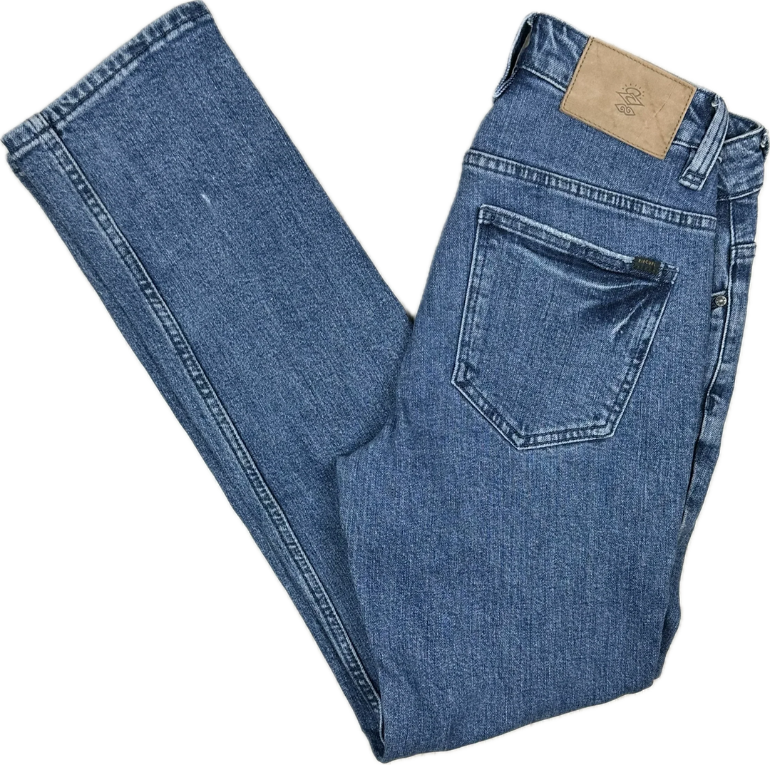 Rip Curl 'Epic' Straight Mens Stretch Jeans -Size 28"