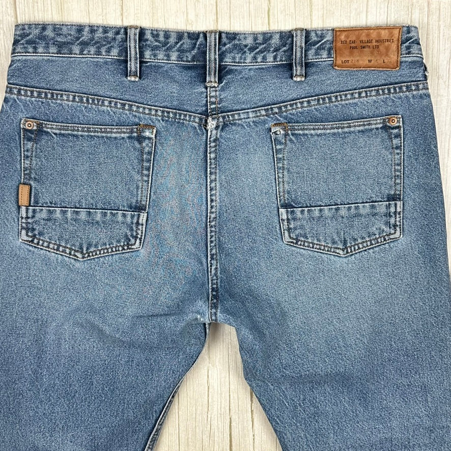 Paul Smith Red Ear Straight Leg Denim Jeans - Size 36R