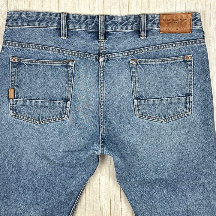 Paul Smith Red Ear Straight Leg Denim Jeans - Size 36R
