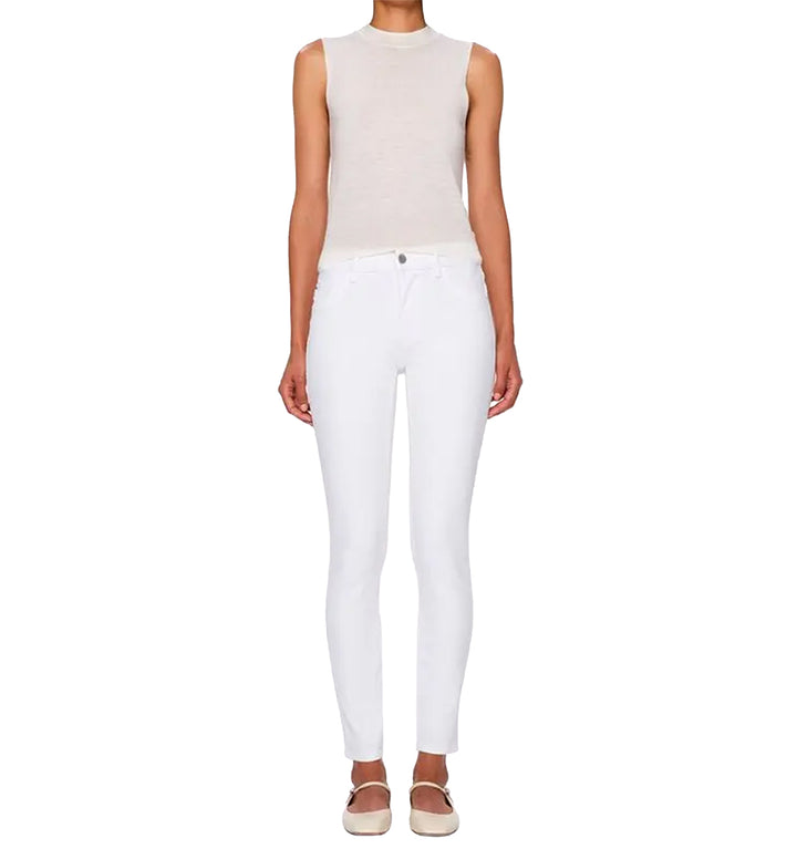 DL1961 'Florence' 360 Comfort Mid Rise Slim Fit White Jeans -Size 26"