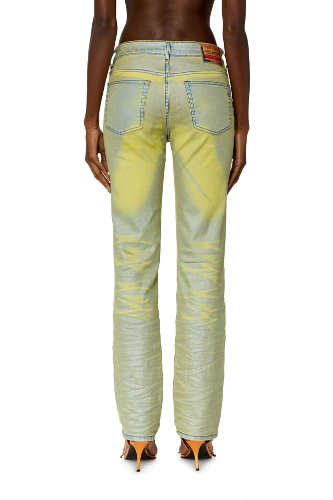 NWT - Diesel '1989 D-Mine' Mid Rise Slim Straight Jeans Size - 28"