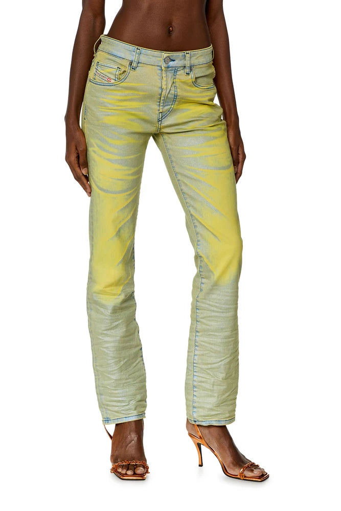 NWT - Diesel '1989 D-Mine' Mid Rise Slim Straight Jeans Size - 28"