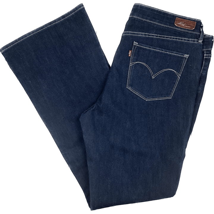 Levis Demi Curve Classic Boot Cut Stretch Jeans -Size 34 (16AU) - Jean Pool