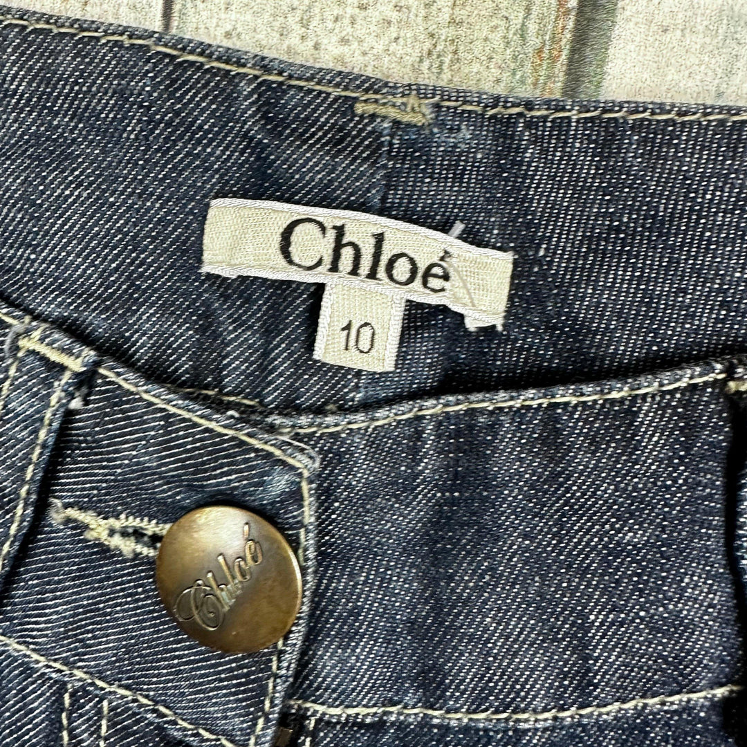 Chloe Denim Straight Leg Jeans - Size 10Y - Jean Pool