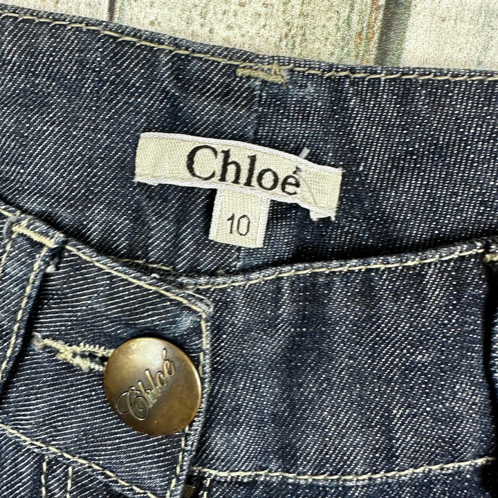 Chloe Denim Straight Leg Jeans - Size 10Y - Jean Pool