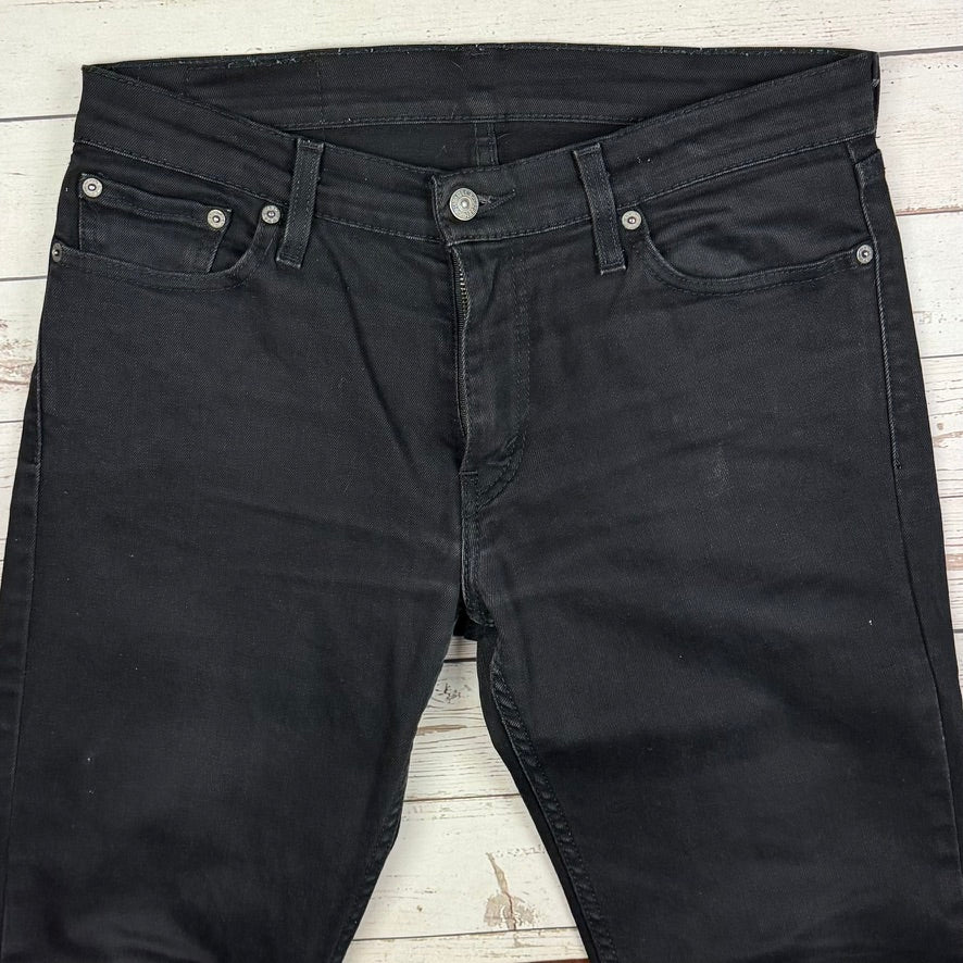 Levis Slim Straight 511 Men's Black Jeans - Size 30/30