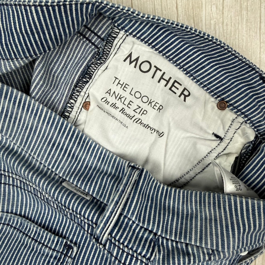 Mother 'Looker Ankle Zip' On the Road Jeans - Size 28