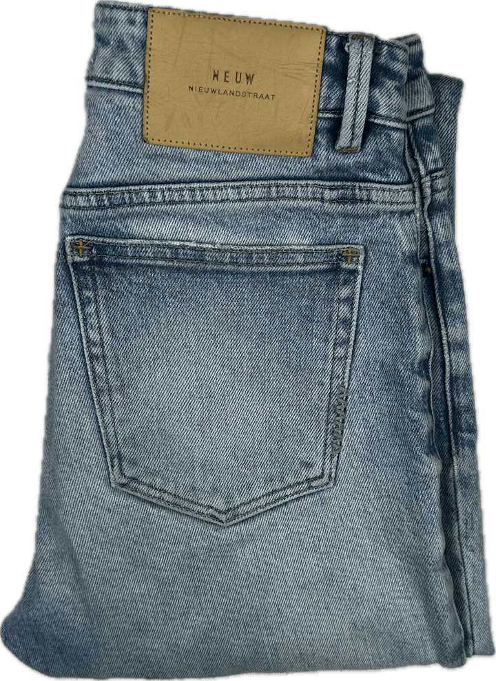 NEUW Ladies 'LEXI' Straight  Crawford Blue Jeans - Size 25