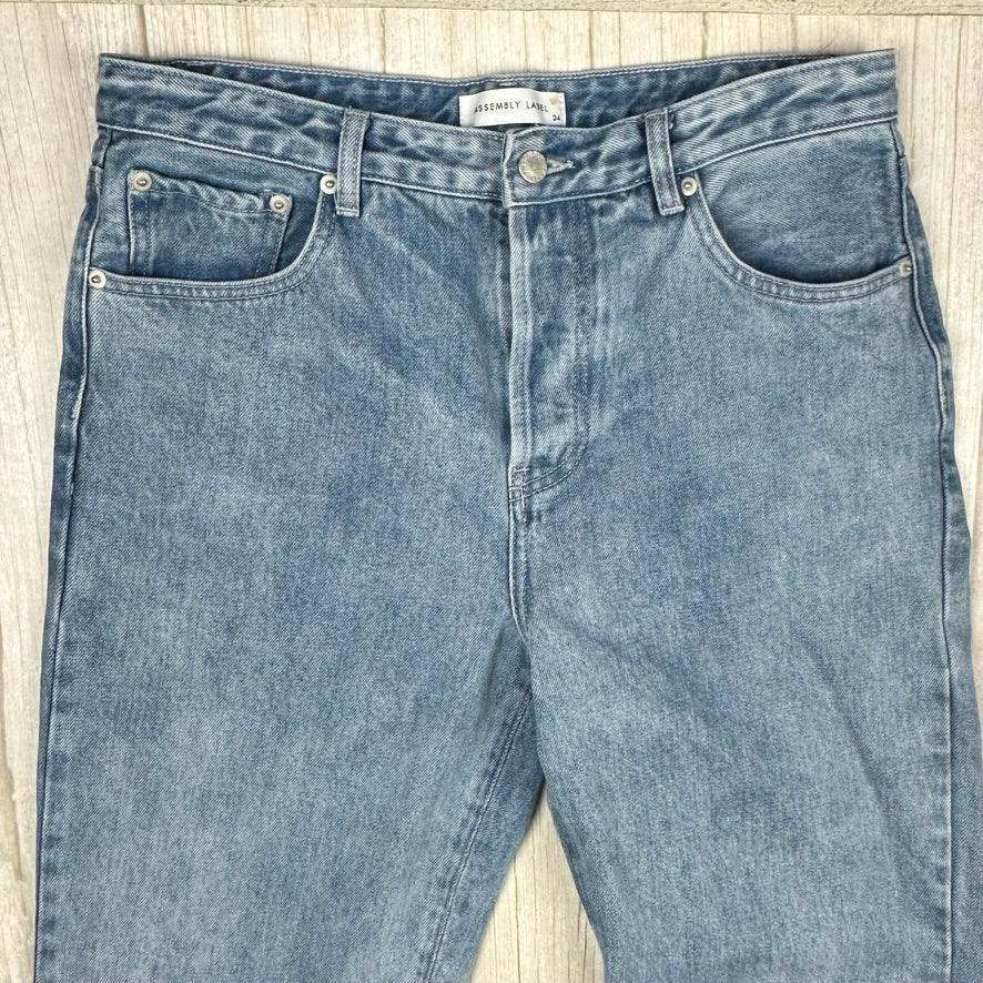 Assembly Label Classic Relaxed Straight Jeans- Size 34 or 16AU