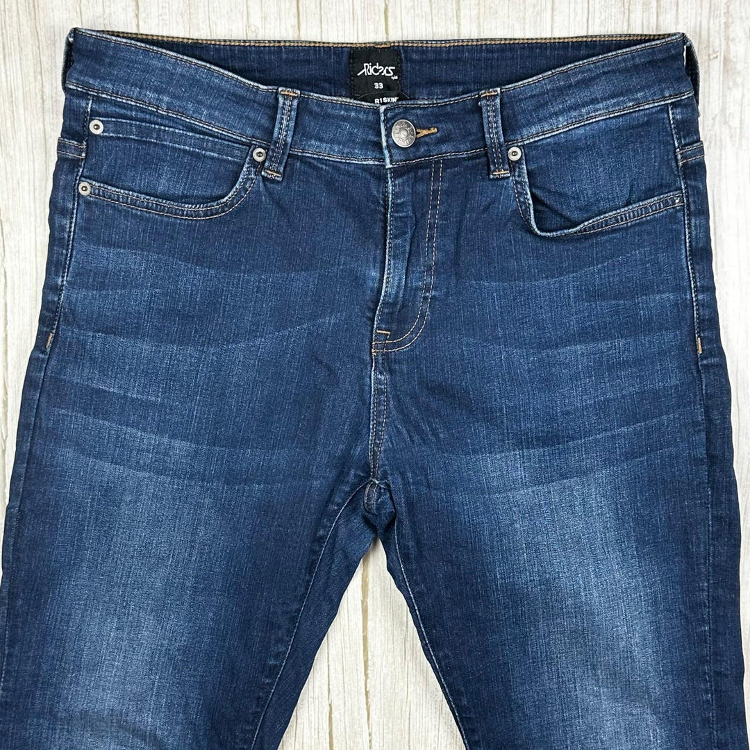 Riders by Lee 'R1 Skinny' Stretch Jeans- Size 33