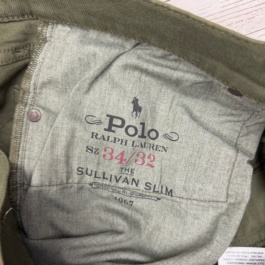 Polo by Ralph Lauren Men's 'The Sullivan Slim' Khaki Jeans - Size 34/32