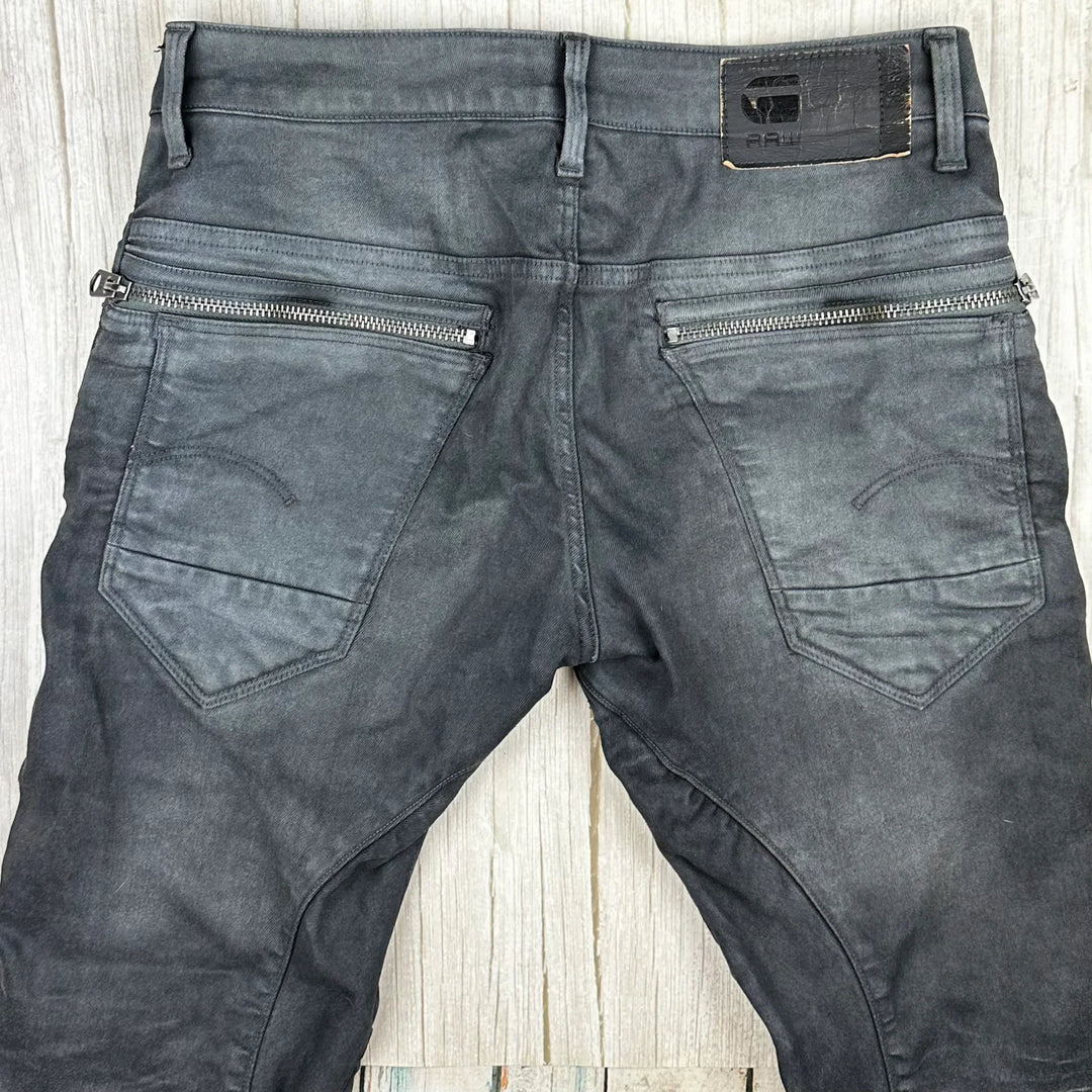 G Star RAW Men's 'Arc 3D Slim' Charcoal Jeans -Size 31/30