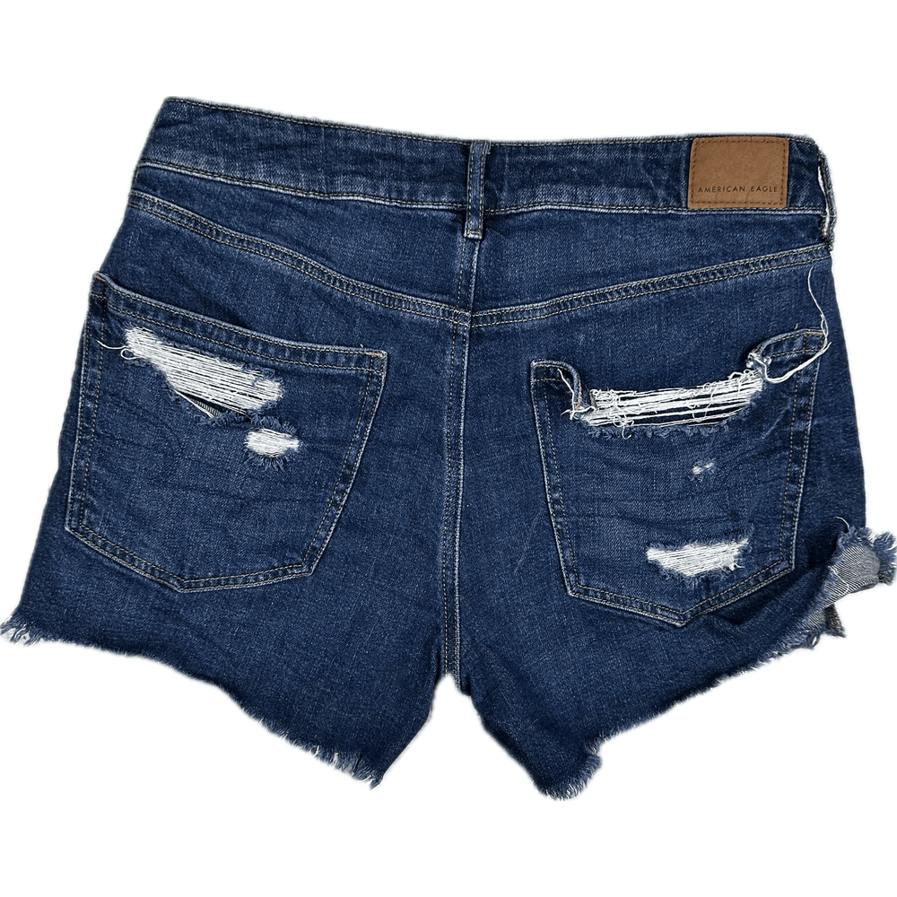 American Eagle Distressed 'Tomgirl Short' - Size 8 - Jean Pool