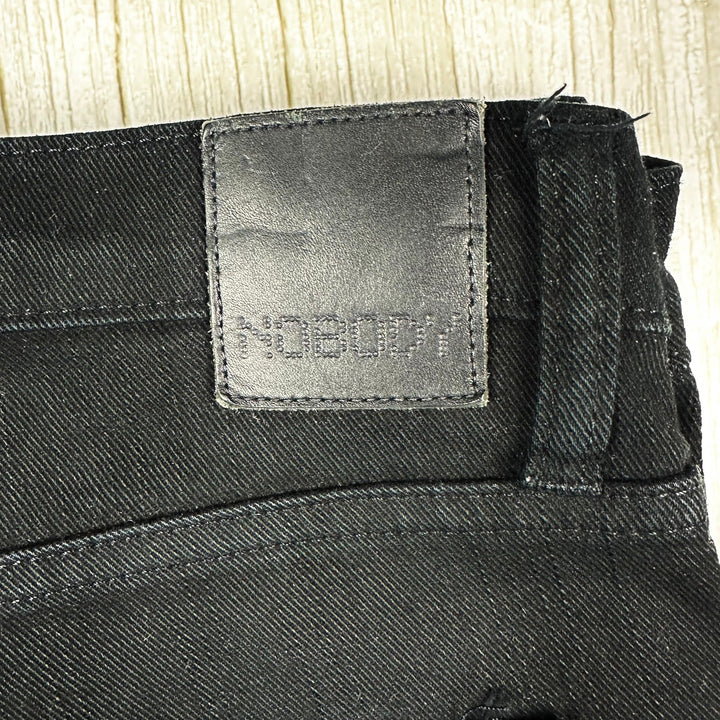 NOBODY Cult Skinny High Rise Black Jeans- Size 30 - Jean Pool