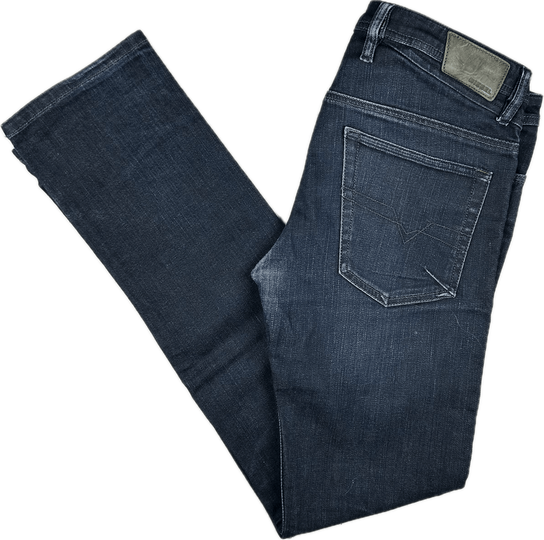 Diesel Mens 'Shioner' Denim Slim Straight Jeans -Size 31/32