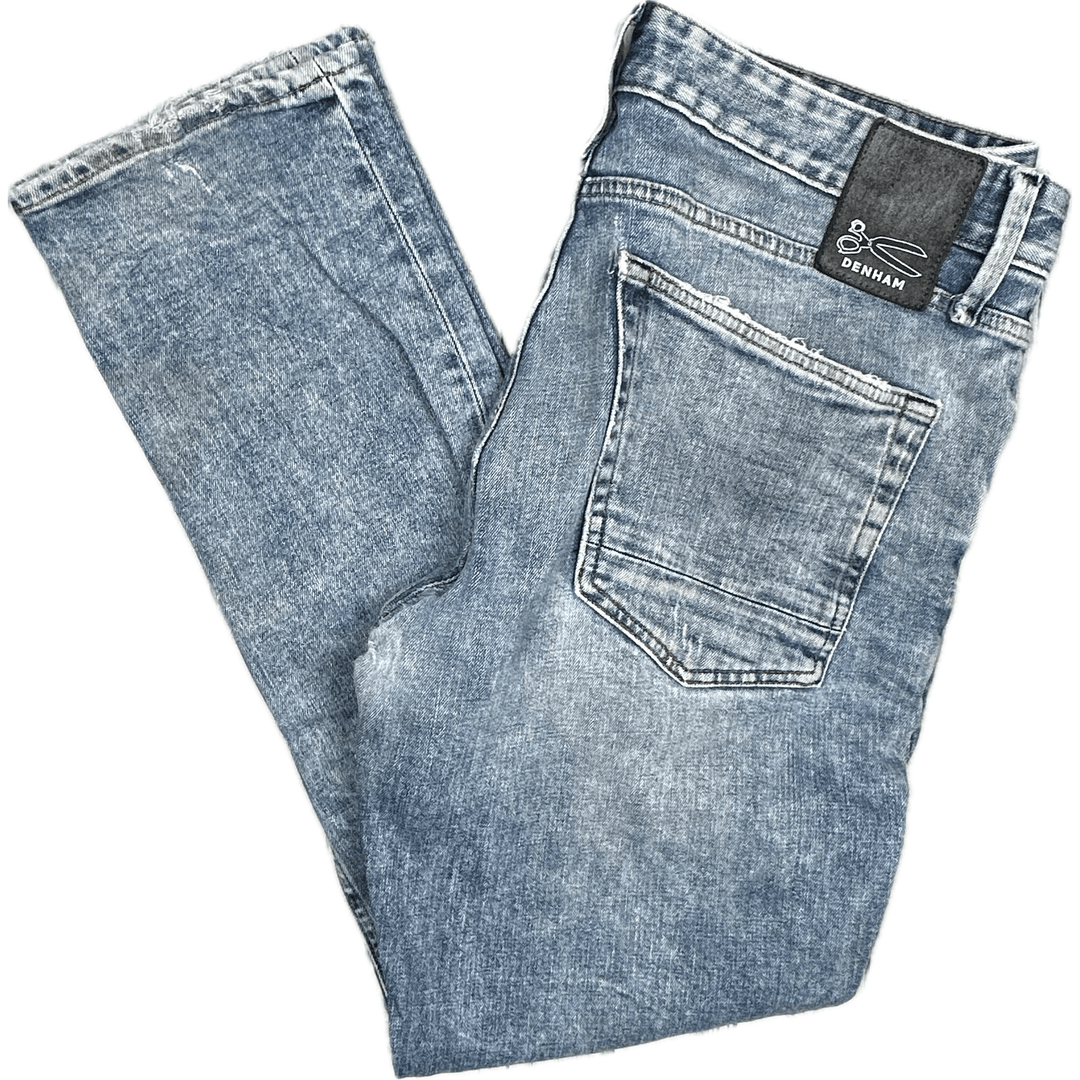 Denham 'Razor' Distressed Slim Mens Jeans - Size 34 - Jean Pool