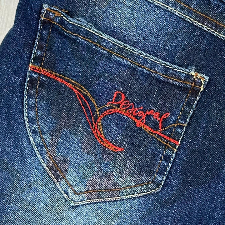 Desigual Ladies 'The Wow' Low Straight Jeans -Size 26 - Jean Pool