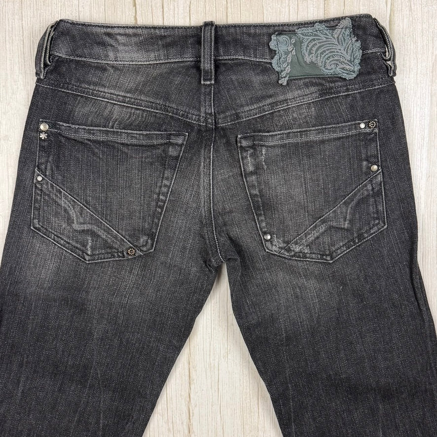 NWT- Diesel Y2K Ladies 'Lhela' Slim  Straight Low Rise Jeans -Size 24/32