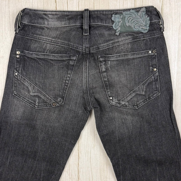NWT- Diesel Y2K Ladies 'Lhela' Slim  Straight Low Rise Jeans -Size 24/32