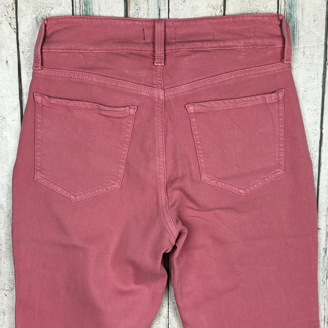 NYDJ Lift & Tuck 'Marilyn Straight' Rose Pink Jeans -Size US 4P or ( 8AU) - Jean Pool