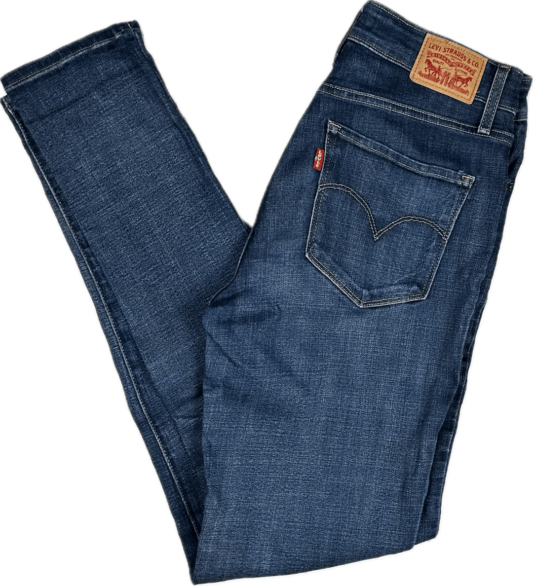 Levis 721 Ladies 'High Rise Skinny' Jeans - Size 29