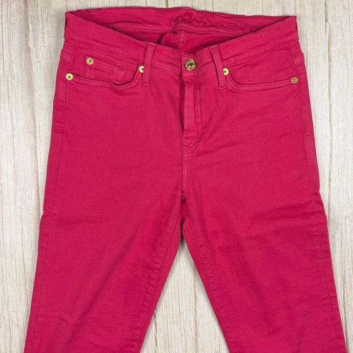 7 for all Mankind 'The Skinny' Hot Pink Jeans Size- 28