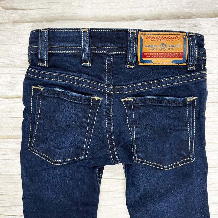 Diesel Italian 'Sleenker-J-N' Childrens Denim Jeans - Size 4Y - Jean Pool