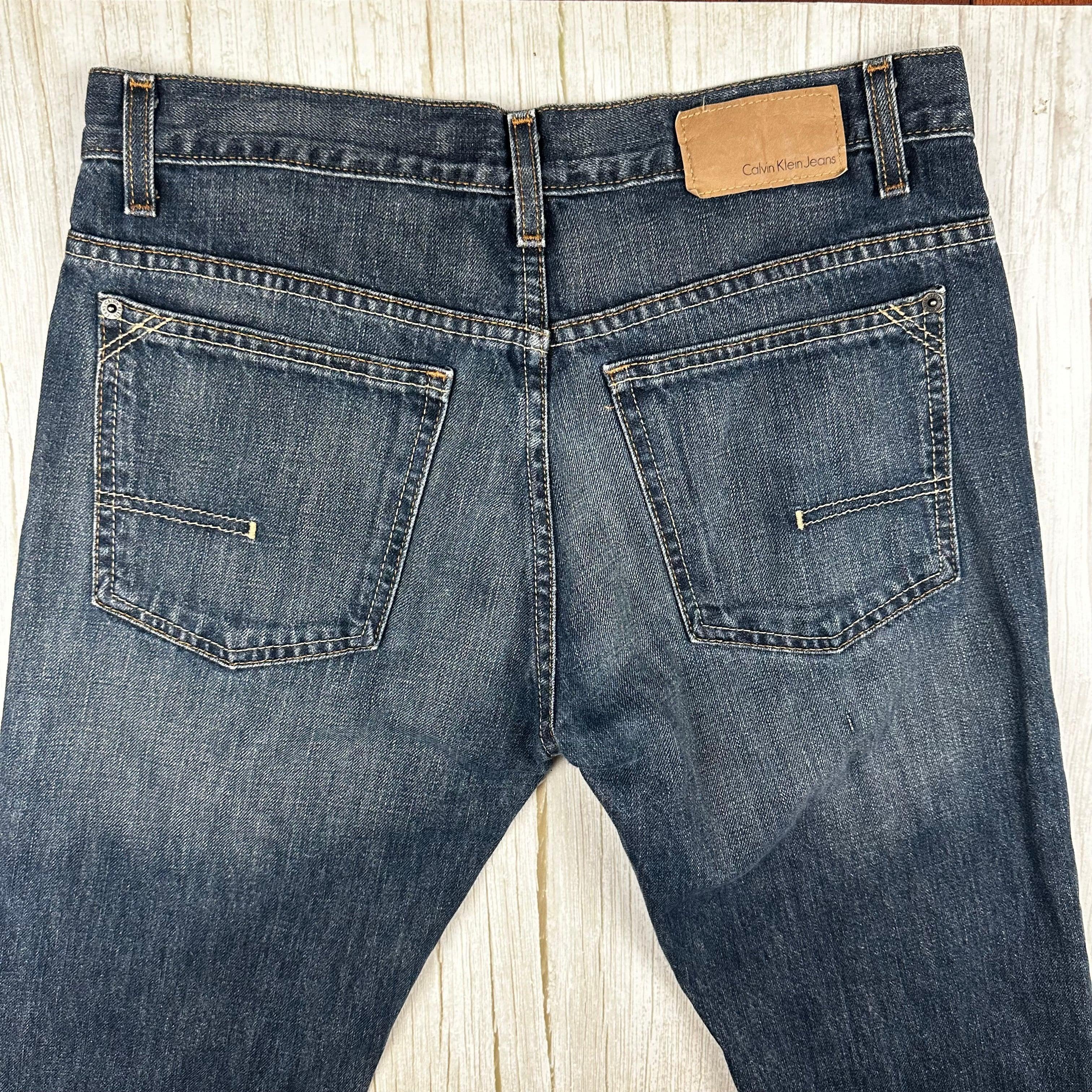 Calvin Klein Mens Bootcut Jeans Size 30 Jean Pool