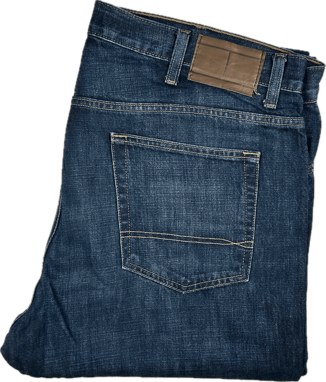 Tommy Hilfiger Mens 'Straight' Fit Classic Jeans  -Size 38