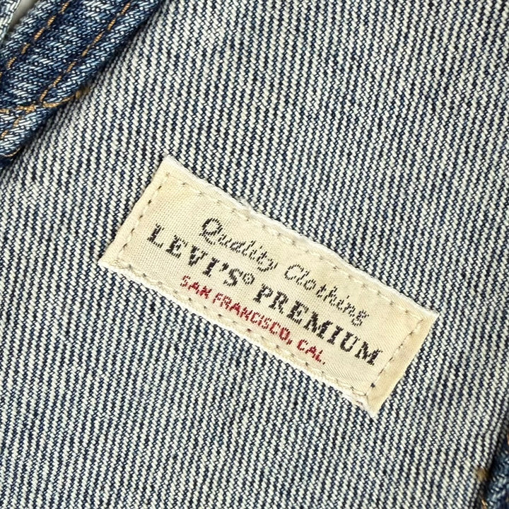 NEW- Levis Denim Bib &amp; Brace Overalls - Size XS