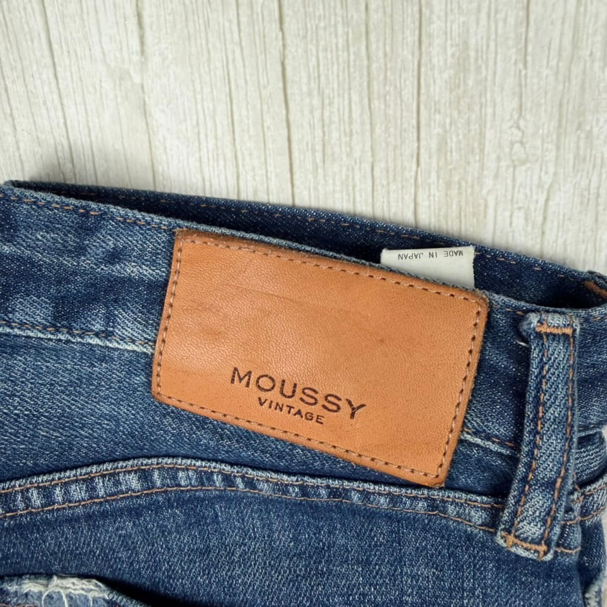Moussy Vintage Japan Slim Fit Distressed Jeans- Size 26