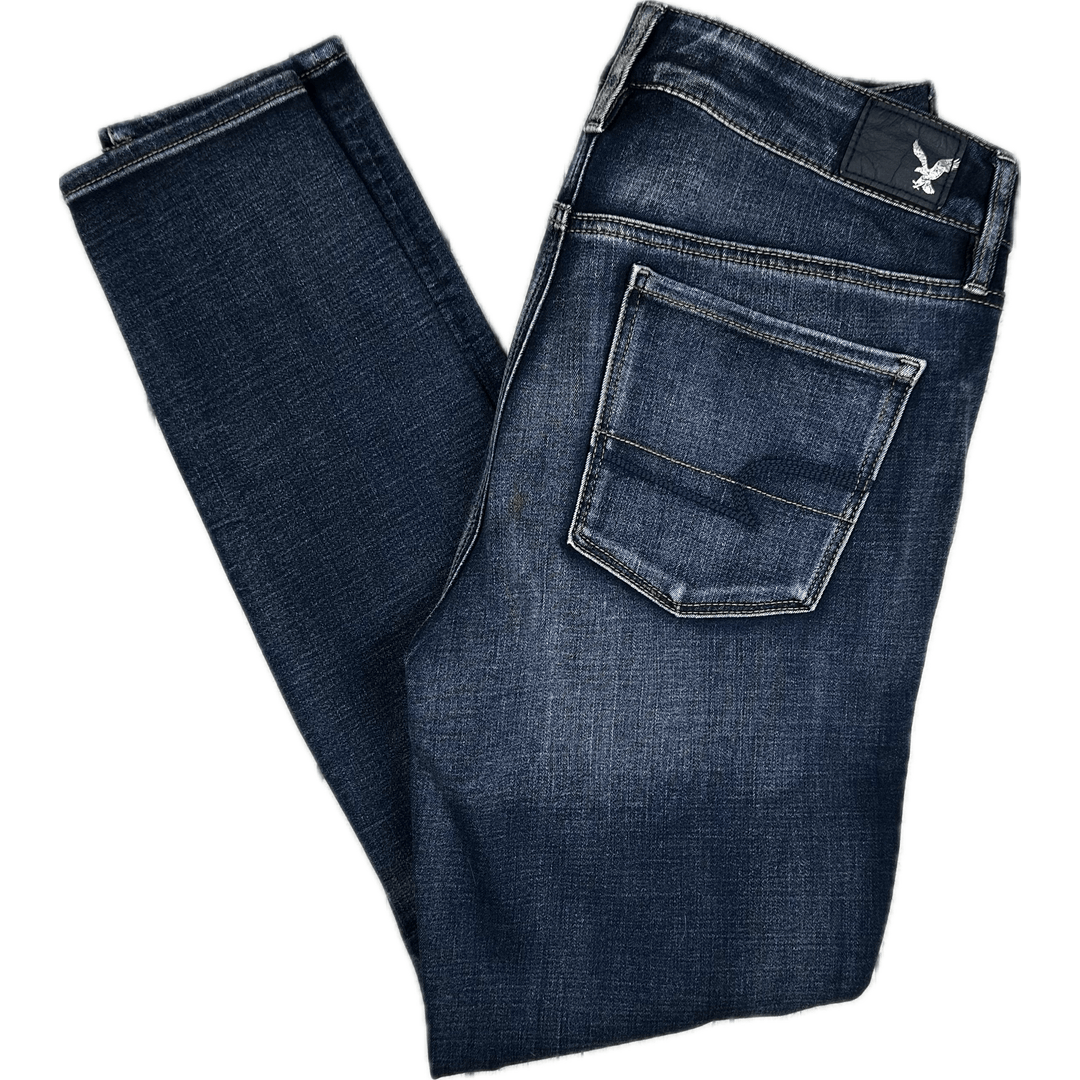 American Eagle 'X4' Distressed Skinny Jeans - Size 32R - Jean Pool