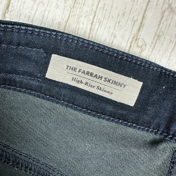 AG Adriano Goldschmied 'The Farrah' High Rise Skinny Jeans- Size 27R