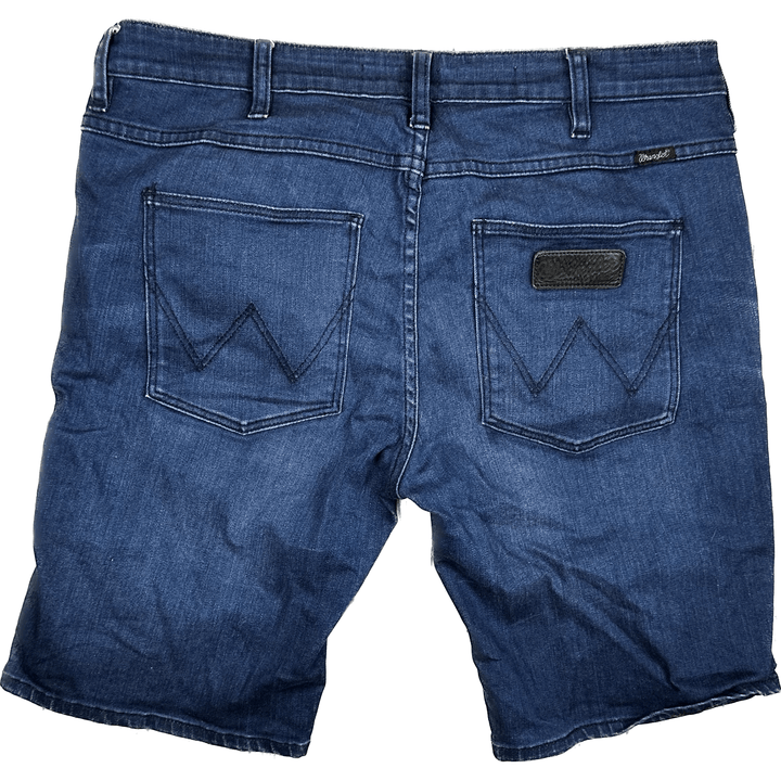 Wrangler 'Stomper' Mens Shorts - Size 34 - Jean Pool