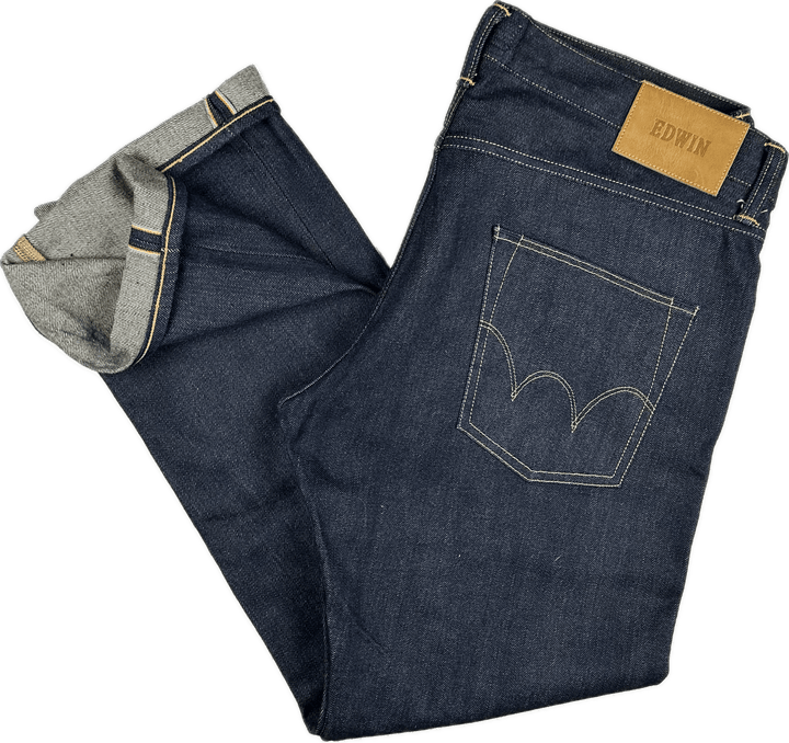 Edwin Japanese Denim- 'ED55' Rainbow Selvedge Mens Jeans -Size 36/32