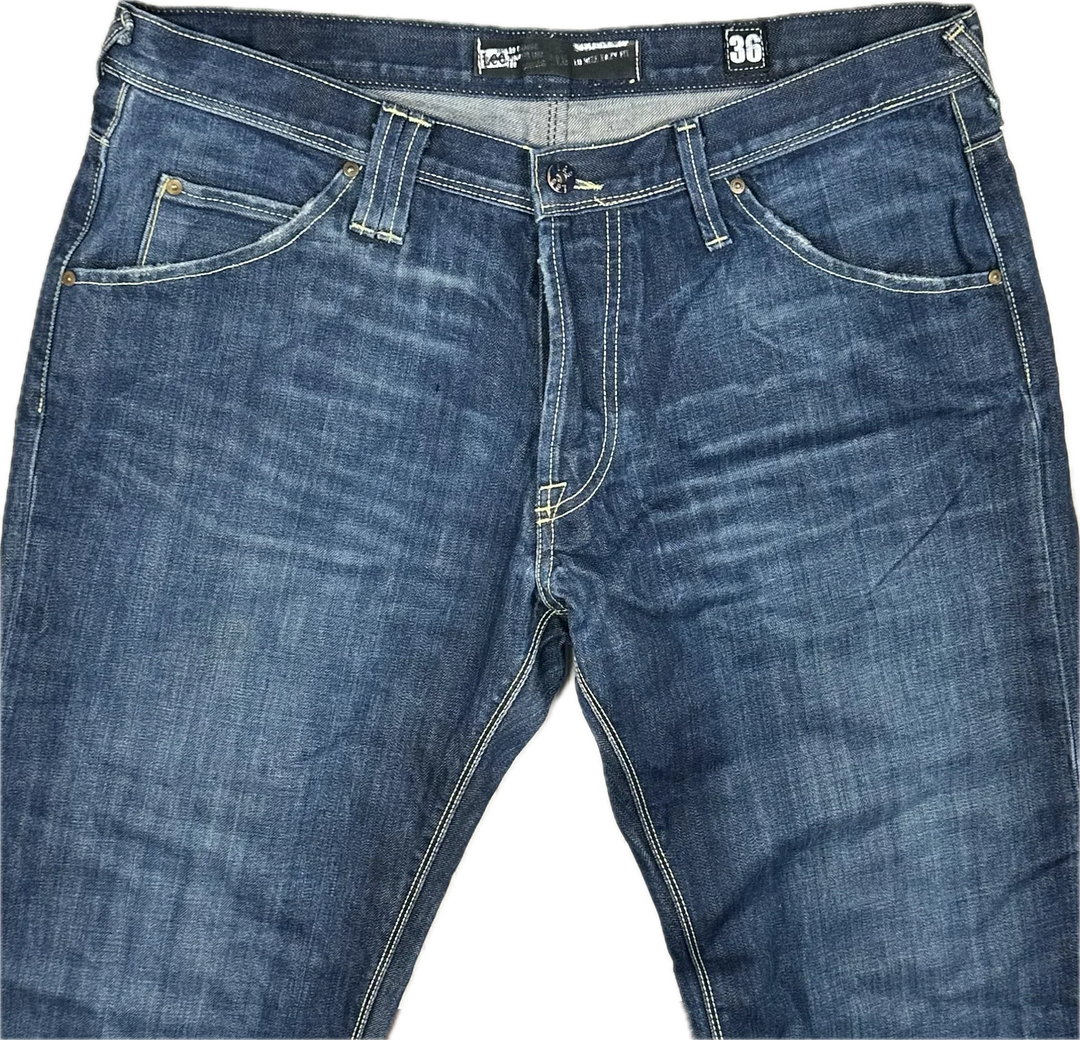 Lee Y2K 'L6' Low Rise Easy Fit Bootcut Denim Jeans -Size 36L