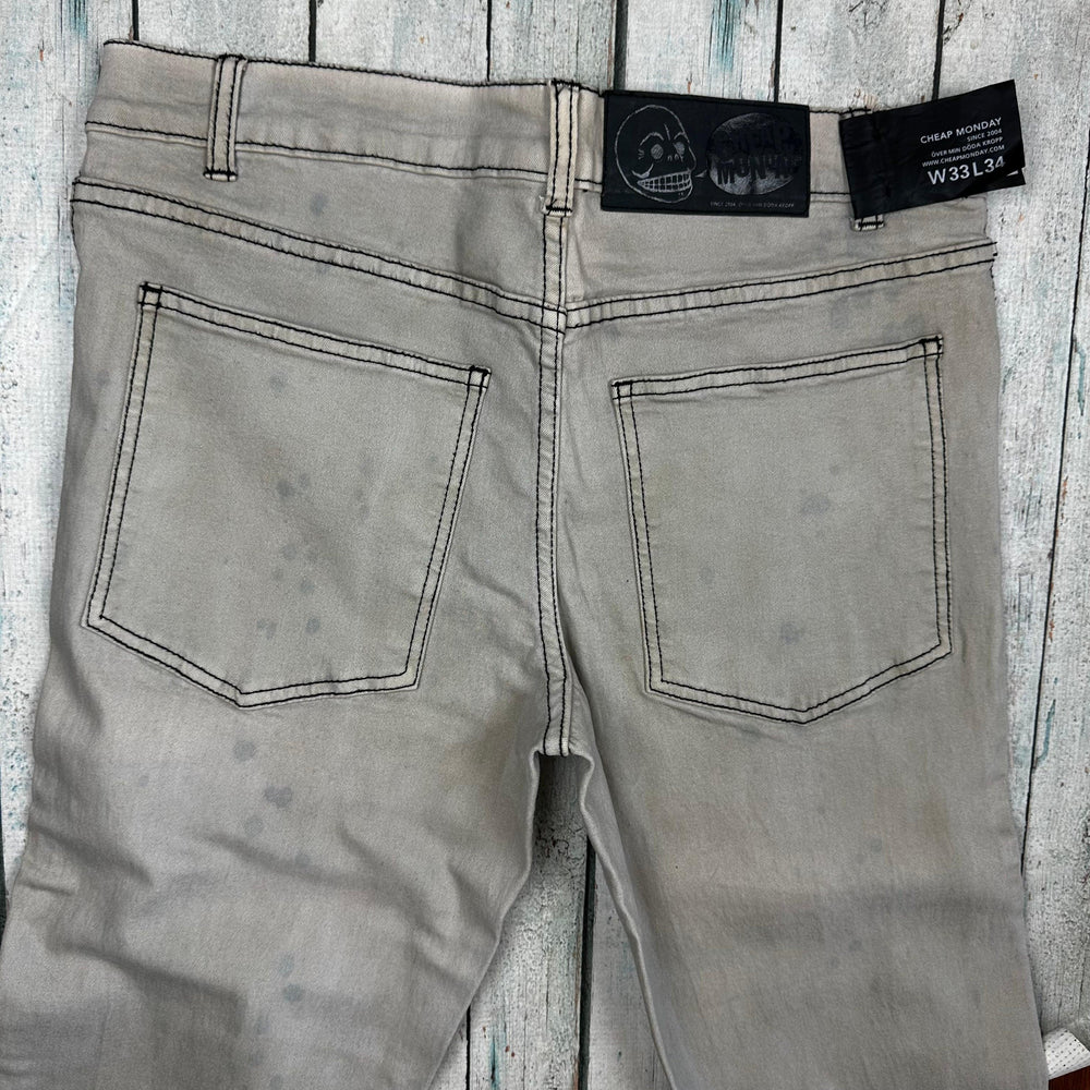 NWT - Cheap Monday 'Tight Dirt' Skinny Jeans - Size 33//34 - Jean Pool