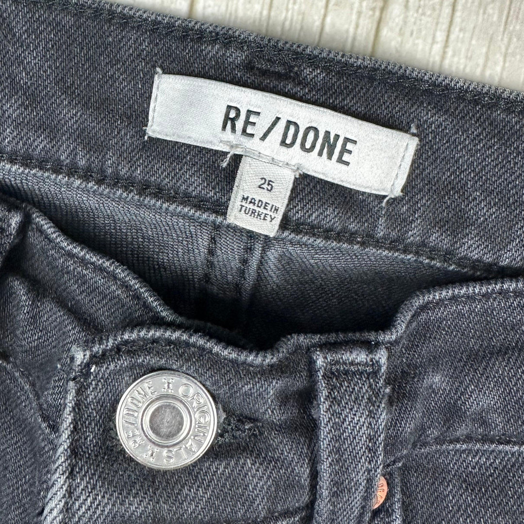 RE/DONE 70s Stovepipe Black Jeans -Size 25 - Jean Pool