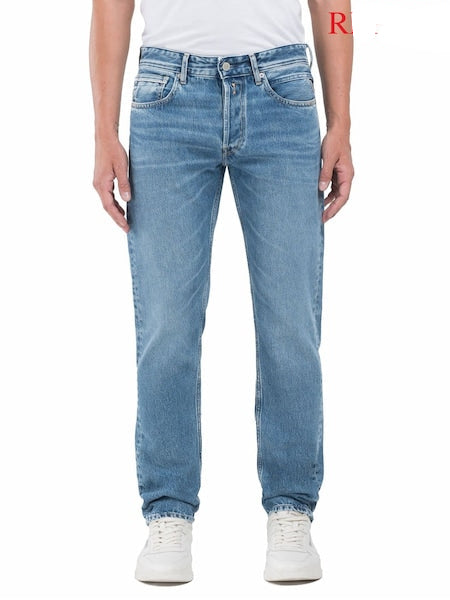 Replay Italy Mens 'Newdoc' Straight Fit Jeans- Size 36/34