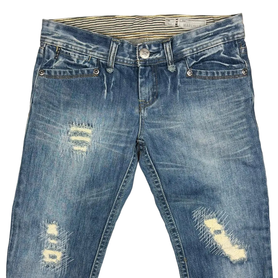 Replay Ladies Y2K 'Marcello' Low Rise Crop Jeans- Suit Size 7/8