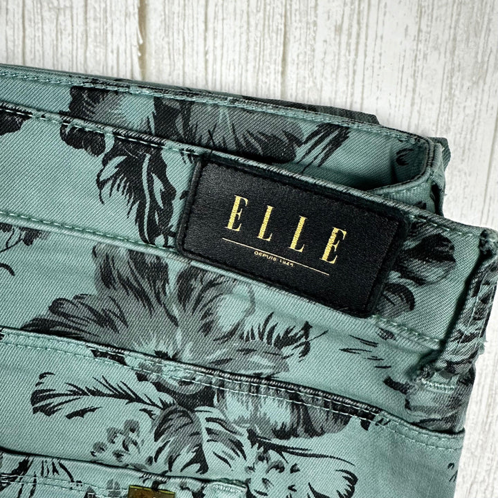 Elle France Low Rise Toile Printed Skinny Jeans- Size 32