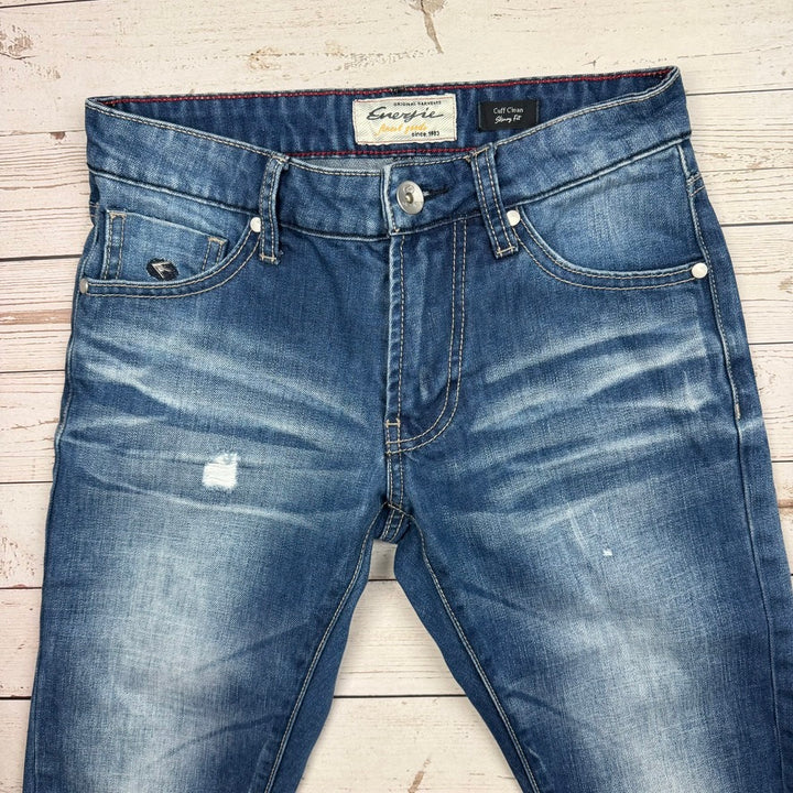 Energie by Sixty Group Y2K Mens 'Cuff Clean' Skinny fit Jeans - Size 29