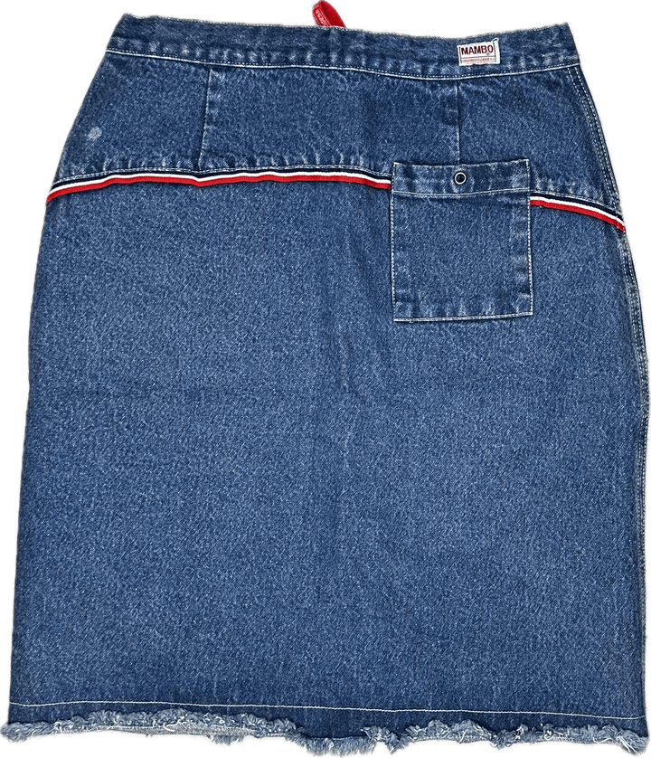 Mambo Godess Y2k  Denim Skirt -Size 12