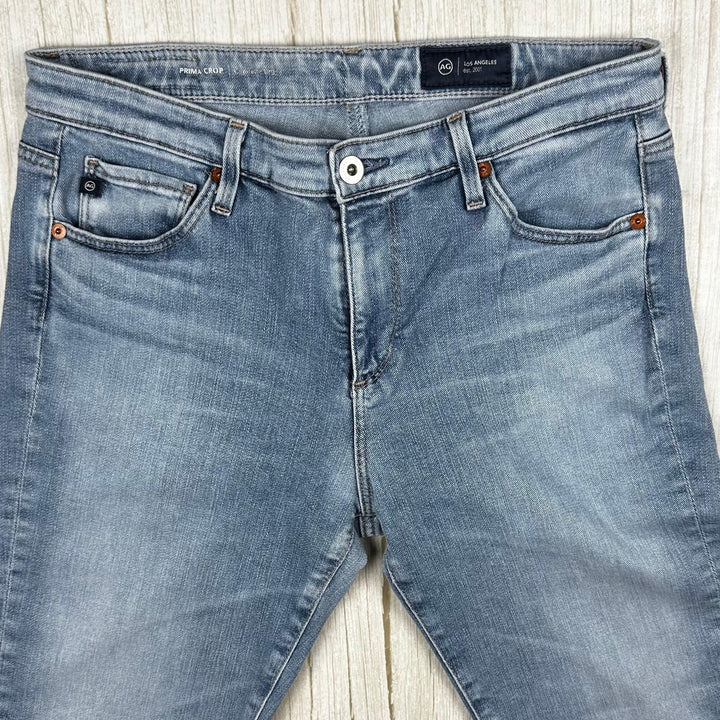 AG Adriano Goldschmied 'the Prima Crop' Mid Rise Cigarette Jeans- Size 28R