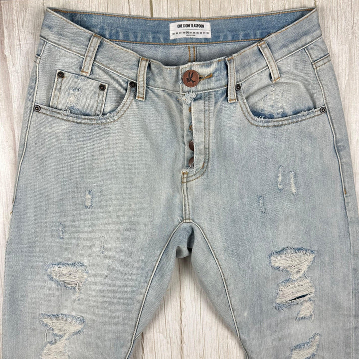 One Teaspoon Ladies Destroyed 'Saints' Jeans - Size 26 or 8AU - Jean Pool