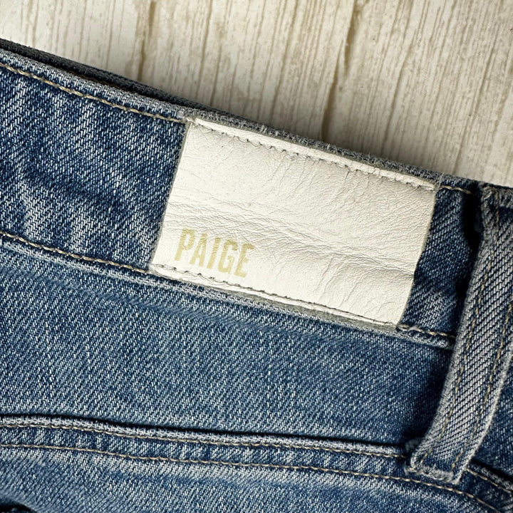 Paige Denim 'Sarah Straight' Wannabe Distressed Jeans- Size 28