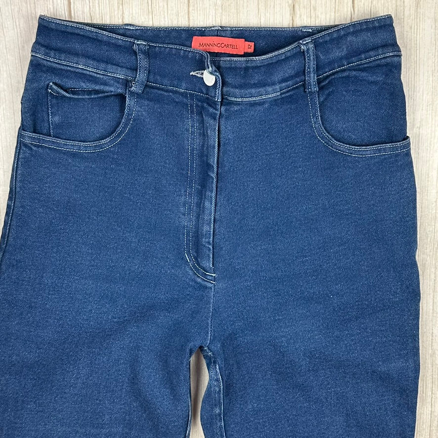 Manning Cartell Australian Made Slim Straight Jeans- Size 12